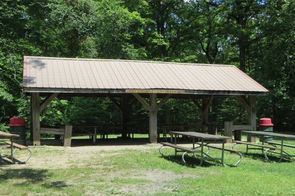 Silver Creek Shelter House in Lapping Park